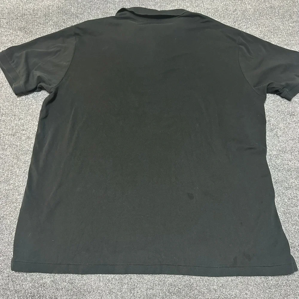 Polo Ralph Lauren Mens Big & Tall 2XB Black Short Sleeve Classic Fit Polo Shirt